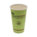 Cups and Lids | Pactiv Corp. DPHC16EC EarthChoice 16 oz. Compostable Paper Cups - Green (1000/Carton) image number 0