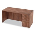  | Alera VA216630WA Valencia Series 65 in. x 29.5 in. x 29.63 in. Straight Front Desk Shell - Modern Walnut image number 5