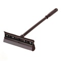 Cleaning Cloths | Unger UNGAUSQ0 8 in. Rubber Blade 8 in. Mesh Scrubber 21 in. Plastic Handle with Grip Auto Squeegee - Black image number 1
