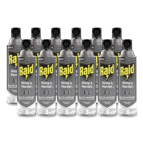 Cleaning & Janitorial Supplies | Raid 377651 14-Ounce Wasp and Hornet Killer Spray (12/Carton) image number 0
