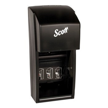 Scott Essential 6 in. x 6.6 in. x 13.6 in. Plastic Tissue Dispenser - Smoke (1/Carton)