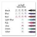 Office Jansan | uni-ball 60126 VISION Fine 0.7 mm Black Ink Roller Ball Pen Stick - Silver/Black/Clear Barrel (1 Dozen) image number 3