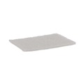 Sponges & Scrubbers | Boardwalk 98BWK LD 6 in. x 9 in. Light Duty Scour Pad - White (20/Carton) image number 2