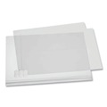 Office Jansan | Durable 501719 11 in. x 17 in. Self-Adhesive Water-Resistant Sign Holder - Clear Frame (5/Pack) image number 0