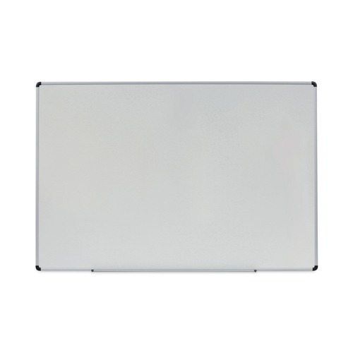 Universal UNV43725 72 in. x 48 in., Melamine, Aluminum/Plastic Frame Dry Erase Board - White/Black/Gray image number 0