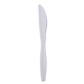 Cutlery | Boardwalk BWKKNIHWPPWIW Heavyweight Wrapped Polypropylene Knife - White (1000/Carton) image number 3
