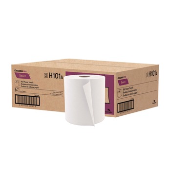 Cascades PRO 7.88 in. x 1000 ft. 1-Ply Select Roll Paper Towels - White (6/Carton)