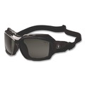 Safety Glasses | Ergodyne 56030 Skullerz Loki Nylon/Polycarb Safety Glasses/Goggles - Black Frame/Smoke Lens image number 1