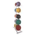 Office Filing Cabinets & Shelves | Champion Sports MBR2 12 in. x 23 in. x 51 in. Double Medicine Ball Tree - White image number 4