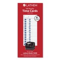 Office & Office Supplies | LZB E100 4 x 9 One Side Time Clock Cards for Lathem Time E Series (100/Pack) image number 0