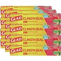 Food Service | Glad 00020 200 sq. ft. Cling'N Seal Plastic Food Wrap (12/Carton) image number 0