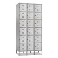 Office Filing Cabinets & Shelves | Safco 5527GR 36 in. x 18 in. x 78 in. Three-Column Box Locker - Two-Tone Gray image number 0