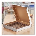 Food Trays, Containers, and Lids | SCT SCH 1450 16 in. x 16 in. x 1.88 in. Paper Lock-Corner Pizza Boxes - White (100/Carton) image number 2