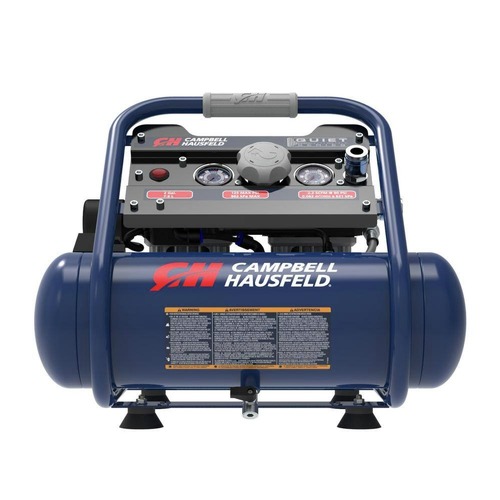 Portable Air Compressors | Campbell Hausfeld DC020500 2 HP 2 Gallon 125 PSI Single Stage Electric Quiet Oil-Free Portable Air Compressor image number 0