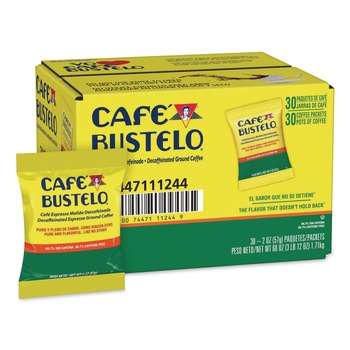 Cafe Bustelo 2 oz Decaffeinated Espresso Ground Coffee (30/Carton)