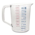 Beverage Serveware | Rubbermaid Commercial FG321700CLR 2 qt. Bouncer Measuring Cup - Clear image number 1