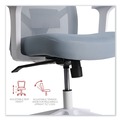 Office Chairs | Alera ALEWS42B77 17.32 in. to 21.1 in. Seat Height Mesh Back Task Chair Supports Up to 275 lb - Seafoam Blue Seat/Back image number 9