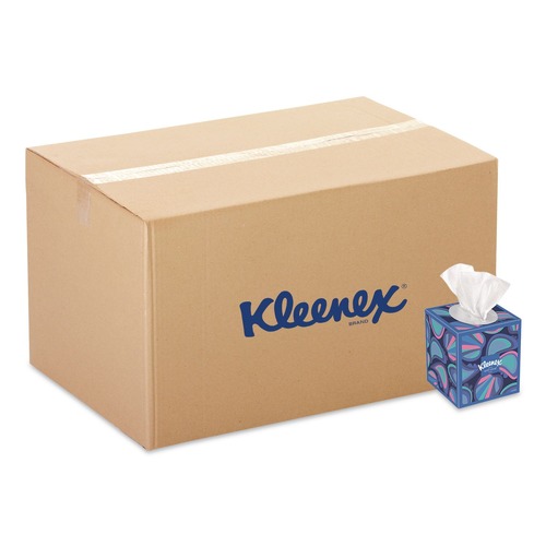 Paper Towels and Napkins | Kleenex 54505 Anti-Viral 3-Ply Facial Tissue - White (27/Carton) image number 0