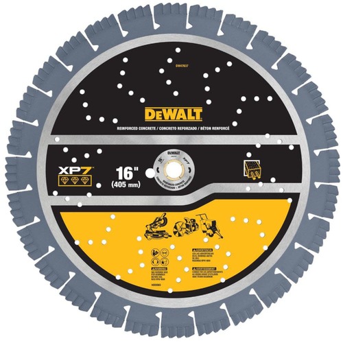 Circular Saw Blades | Dewalt DW47637 16 in. XP7 Reinforced Concrete Segmented Diamond Blade image number 0