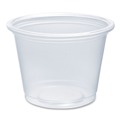 Food Trays, Containers, and Lids | Dart 100PC Conex 1 oz. Complements Portion/Medicine Cups - Clear (2500/Carton) image number 0