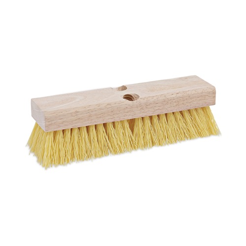 Just Launched | Boardwalk BWK3310 10 in. Brush 2 in. Cream Polypropylene Bristles Deck Brush Head image number 0