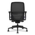 Office Furniture & Lighting | HON HONNR12SAMP13BT Nucleus Series 16.63 in. to 21.13 in. Seat Height Up to 300 lbs. Recharge Task Chair - Navy Seat, Black Back/Base image number 3
