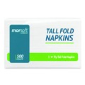 Paper Towels and Napkins | Morcon Paper D613 Morsoft 3.5 in. x 5 in. 1-Ply Tall Fold Dispenser Napkins - White (10,000/Carton) image number 1