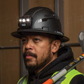Hard Hats | Klein Tools 60346 Class E Non-Vented Full Brim Hard Hat with Rechargeable Lamp - KARBN Pattern image number 12