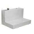 Liquid Transfer Tanks | JOBOX 487000 86 Gallon Low-Profile L-Shaped Steel Liquid Transfer Tank - White image number 0