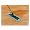 Mops | Rubbermaid Commercial HYGEN FGQ46000GR00 Microfiber Cut-End 60 in. HYGEN Dust Mop Heads With Fringe - Green image number 3