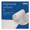 Cleaning & Janitorial Supplies | Kleenex 25630 7.5 in. x 700 ft. 1-Ply Hard Roll Paper Towels with Premium Absorbency Pockets - White/Green Core (6-Rolls/Carton) image number 4