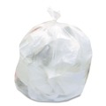 Trash Bags | Boardwalk Z4824LNKR01 10 Gallon 8 mic 24 in. x 24 in. High-Density Waste Can Liners - Natural (1000/Carton) image number 3