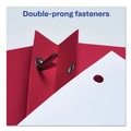 Office Jansan | Avery 47979 0.5 in. Capacity 11 in. x 8.5 in. Prong Fastener Two-Pocket Folder - Red (25/Box) image number 5