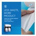 Toilet Paper Dispensers | Scott 44517 11.25 in. x 6.31 in. x 12.75 in. Pro High Capacity Coreless SRB Tissue Dispenser - White (1/Carton) image number 5