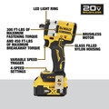 Impact Wrenches | Dewalt DCF921P2 ATOMIC 20V MAX Brushless Lithium-Ion 1/2 in. Cordless Impact Wrench with Hog Ring Anvil Kit with 2 Batteries (5 Ah) image number 5