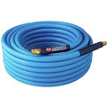 Air Tool Accessories | Campbell Hausfeld PA121600AV 3/8 in. x 50 ft. Blue PVC Air Hose with Bend Restrictors image number 0