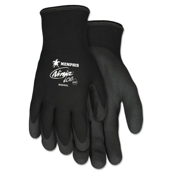MCR Safety N9690L Ninja Ice Gloves - Large, Black (1-Pair)