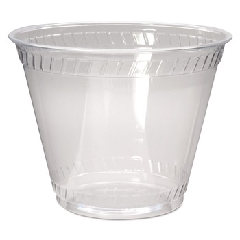 Fabri-Kal Greenware 9 oz. Sugarcane Old Fashioned Cold Drink Cups - Clear (1000/Carton)