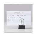 Office Jansan | Universal UNV10199 Binder Clips - Mini, Black/Silver (1 Dozen) image number 6