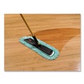 Cleaning & Janitorial Supplies | Rubbermaid Commercial FGQ41800GR00 18 in. Microfiber Dust Pad with Fringe - Green (6/Carton) image number 3
