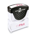Stamps & Stamp Supplies | ACCUSTAMP2 035576 1.63 in. x 0.5 in. Pre-Inked FILE Shutter Stamp - Red image number 0