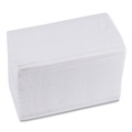 Paper Towels and Napkins | Boardwalk BWK8321 15 in. x 17 in. 2-Ply 1/8-Fold Dinner Napkins - White (10/Carton) image number 1