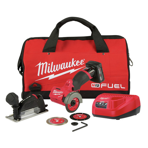 Milwaukee 2522 21xc M12 Fuel 3 In Compact Cut Off Tool Kit Cpo