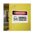  | Avery 61515 7 in. x 10 in. Surface Safe Removable Label Safety Signs - White (15/Pack) image number 3