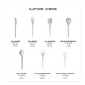 Cutlery | Eco-Products EP-S014 Plantware Compostable Heavyweight Plastic Soup Spoon - White (1000/Carton) image number 9