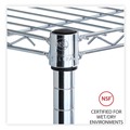  | Alera ALESW584824SR Industrial Wire Shelving 48 in. x 24 in. Extra Wire Shelves - Silver (2-Piece/Carton) image number 4