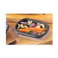 Food Trays, Containers, and Lids | Pactiv Corp. 0CN846160000 EarthChoice MealMaster 8.13 in. x 6.5 in. x 1 in. 16 oz. Plastic Container - Black (252/Carton) image number 4