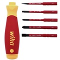 Screwdrivers | Wiha Tools 28345 (6-Piece) Insulated SlimLine PocketMax Multi-Driver image number 0