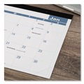  | AT-A-GLANCE SKLP2432 12 Month: Jan 2026 to Dec 2026 22 in. x 17 in. Easy-to-Read Monthly Desk Pad - White/Blue Sheets, Black Binding/Clear Corners image number 2