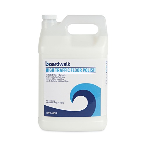 Floor Cleaners | Boardwalk 132000-41ESSN 1 Gallon Bottle High Traffic Floor Polish (4/Carton) image number 0